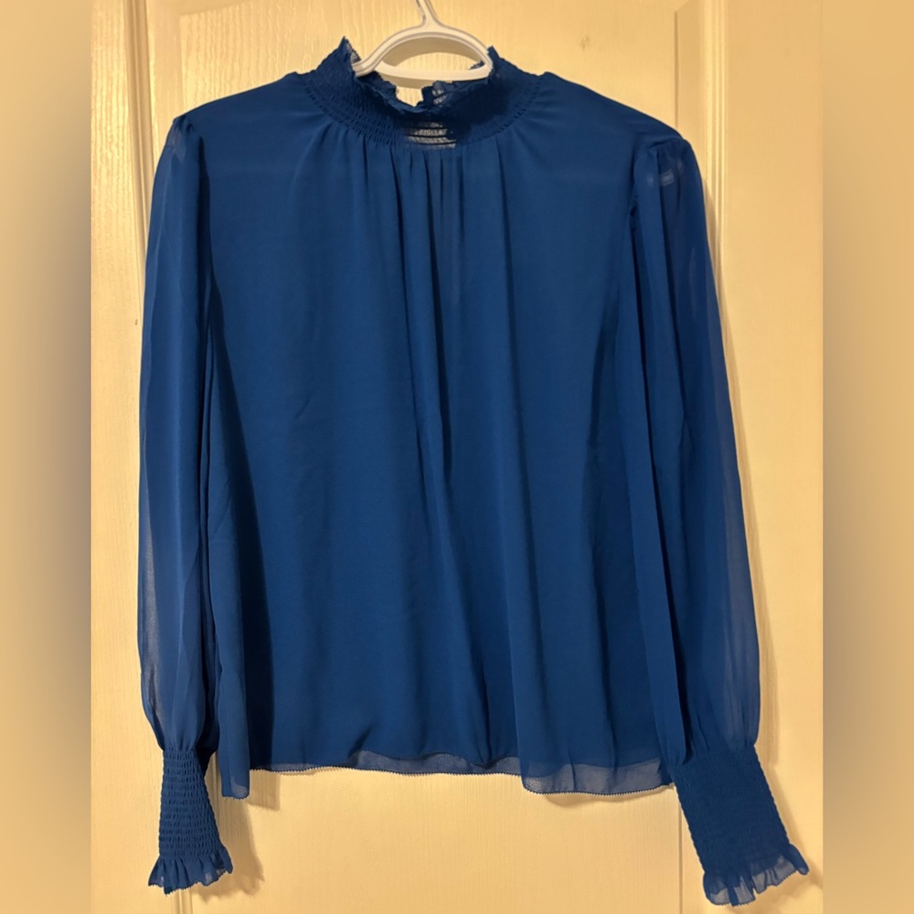 NWT Wilfred Aritzia - Valencia Blue Top Womens Small